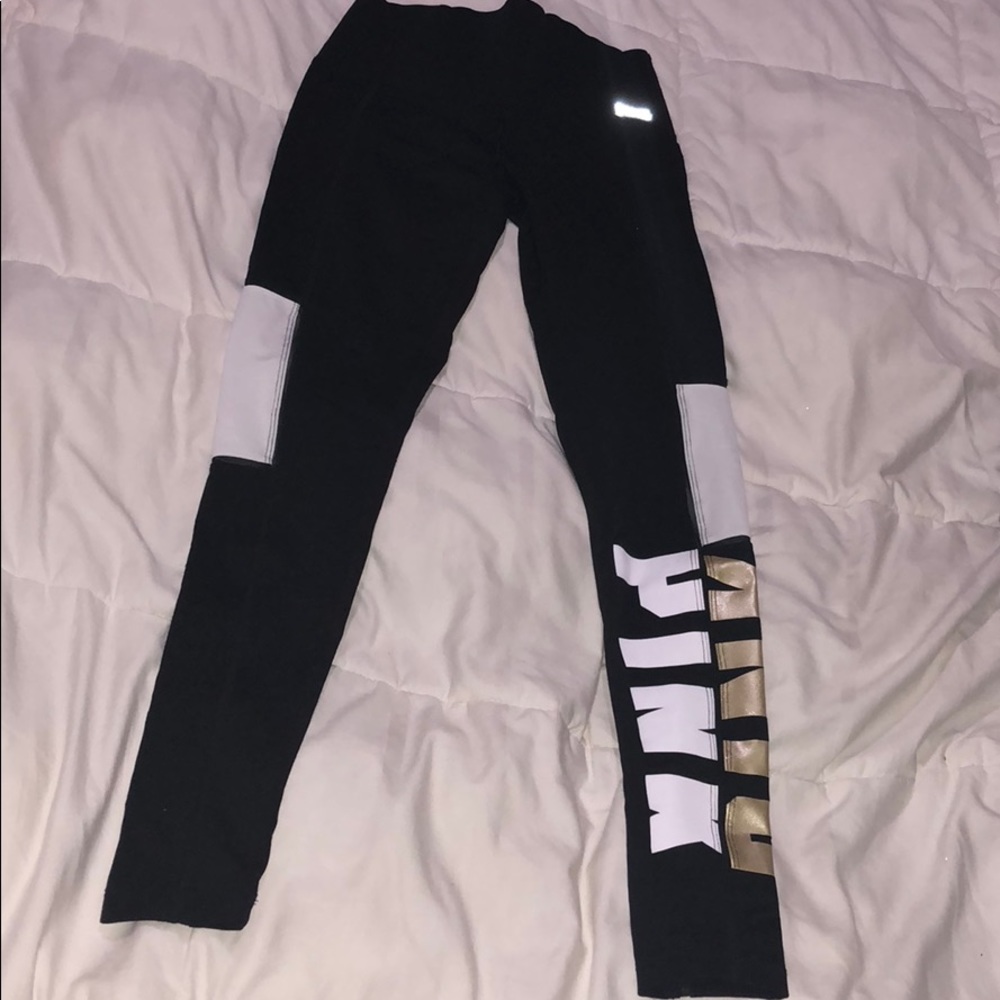 Pink ultimate bonded leggings